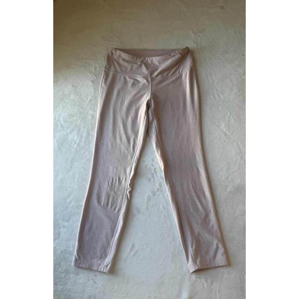 New Balance Beige Leggings Women's Regular Solid Stretch Comfort